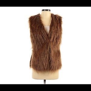 Faux fur vest